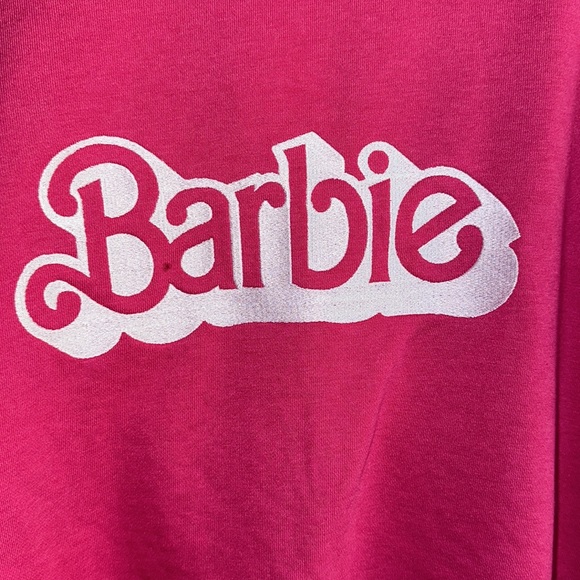 NWT Barbie™️ 💕The Movie Logo Sweatshirt 💕NWT - Picture 2 of 6